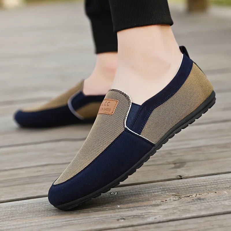 Men's Chic Casual Shoes | Grey Or Khaki