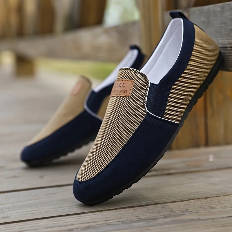 Men's Chic Casual Shoes | Grey Or Khaki