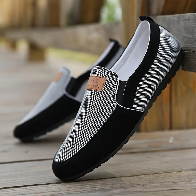 Men's Chic Casual Shoes | Grey Or Khaki