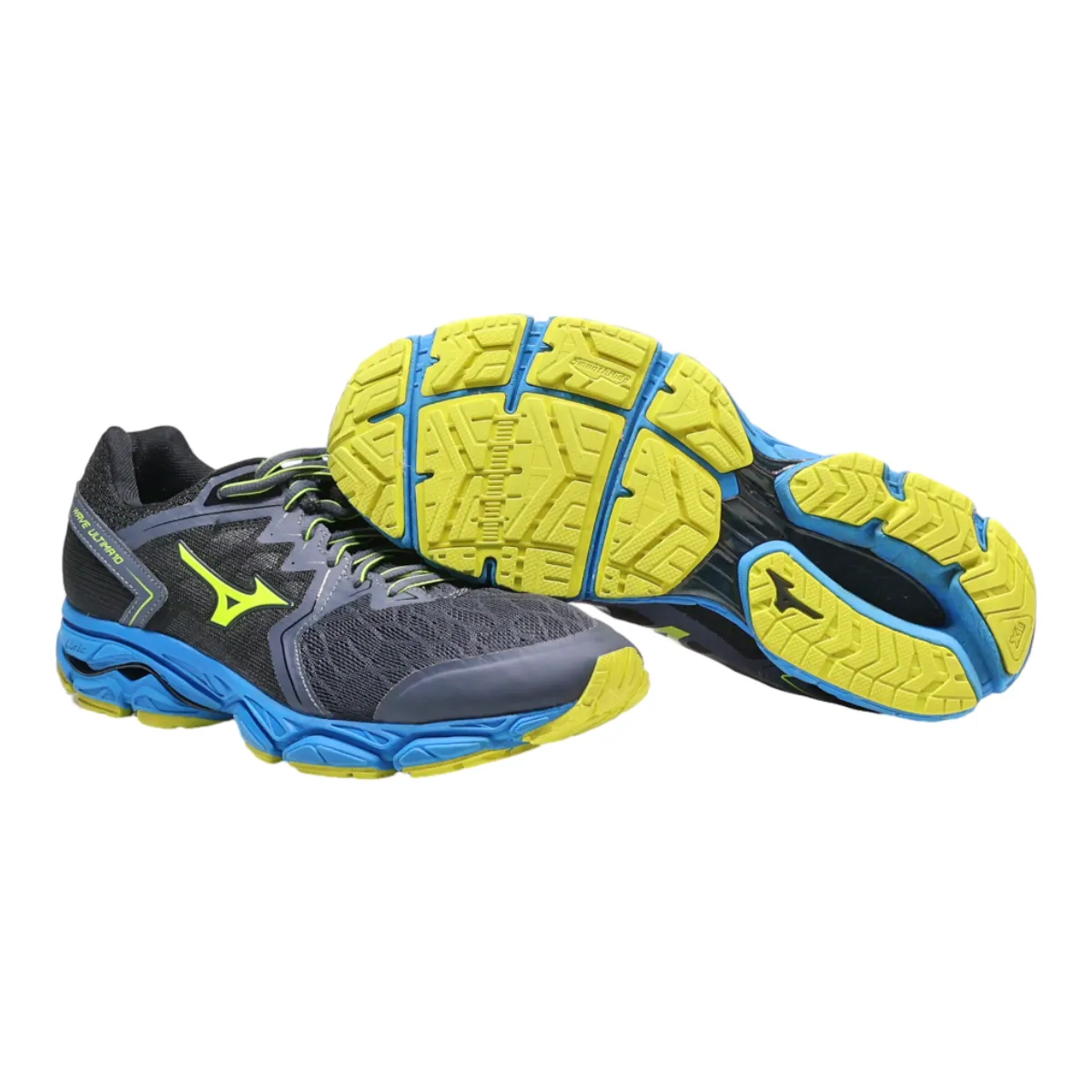 MIZUNO Sneaker Trainers Black Canvas Mens UK 8.5