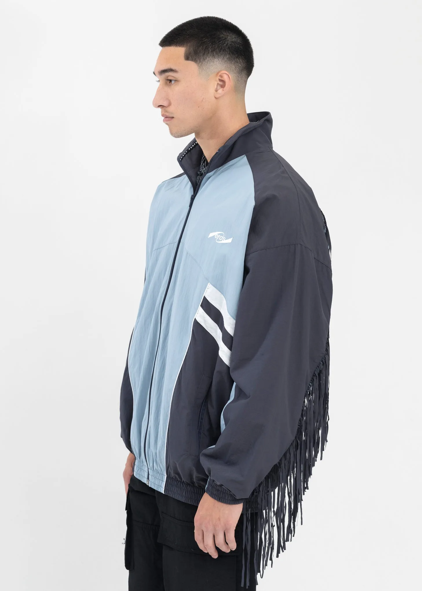 NAVY / BLUE FRINGE TRACK JACKET