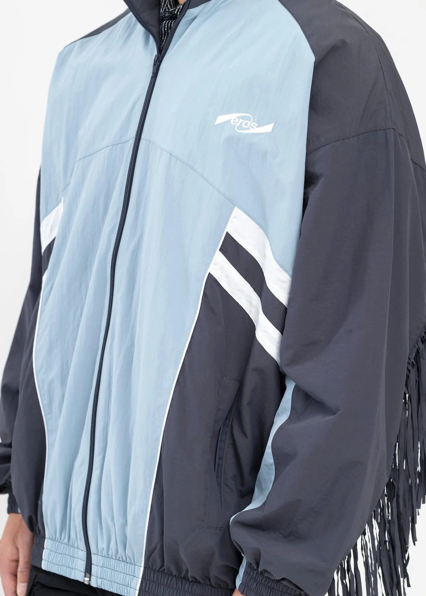 NAVY / BLUE FRINGE TRACK JACKET