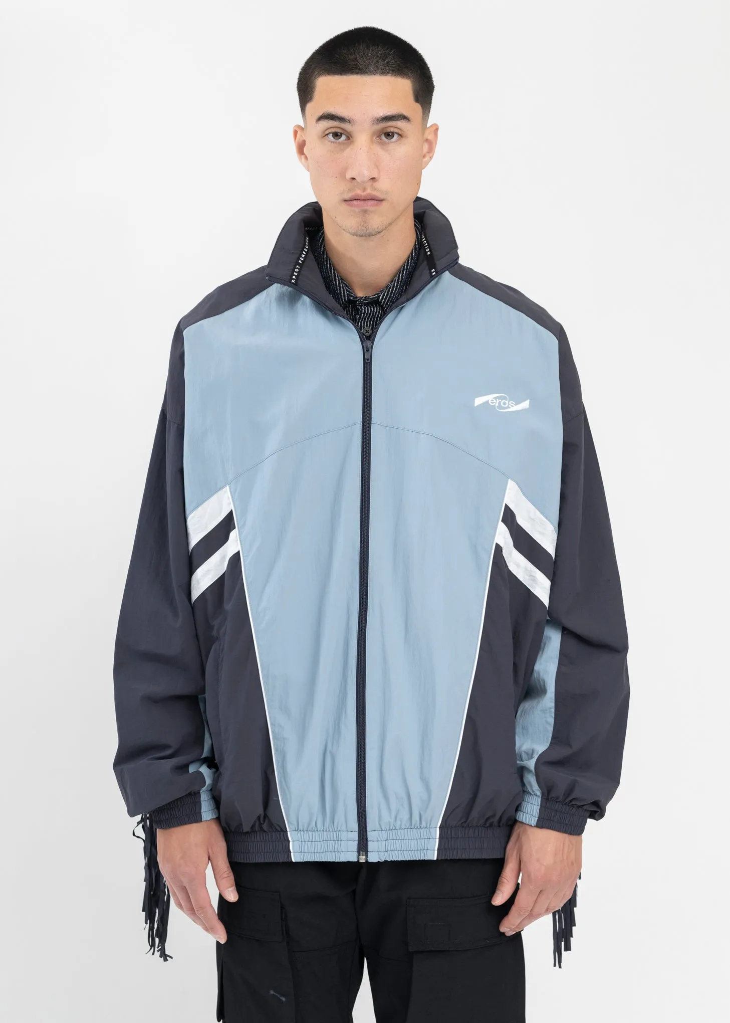 NAVY / BLUE FRINGE TRACK JACKET