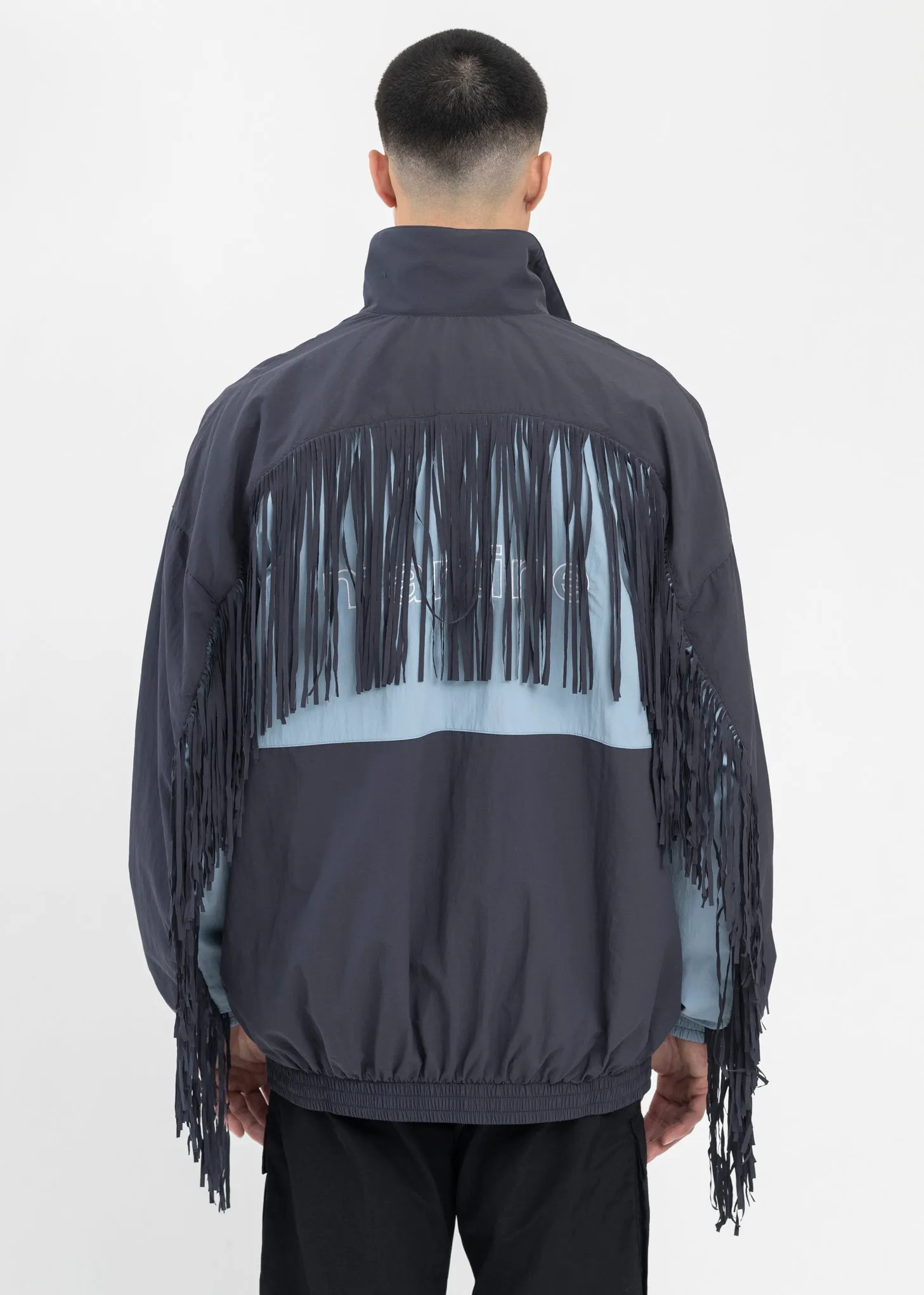NAVY / BLUE FRINGE TRACK JACKET