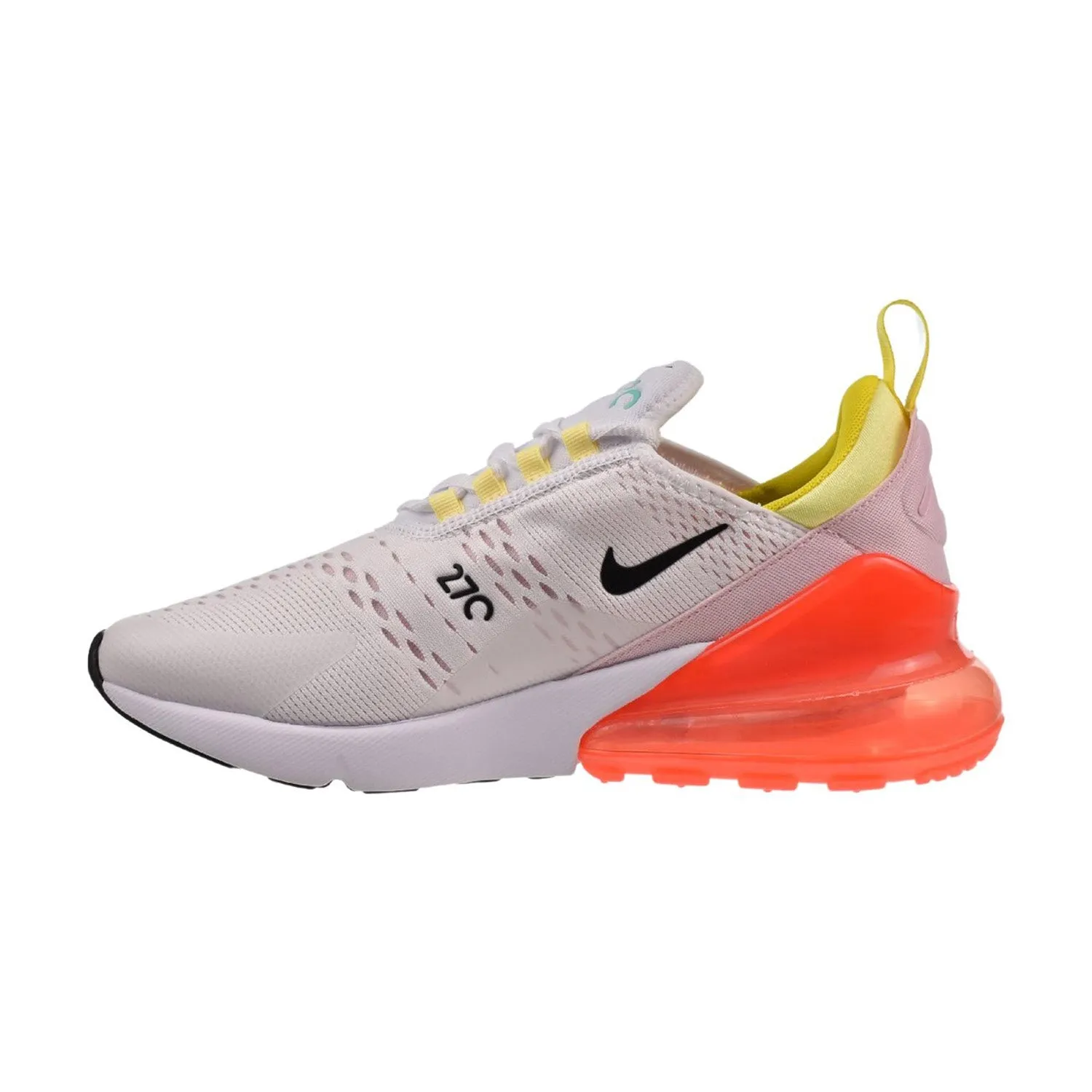 Nike Air Max 270 Women's Shoes White-Black-Bright Crimson