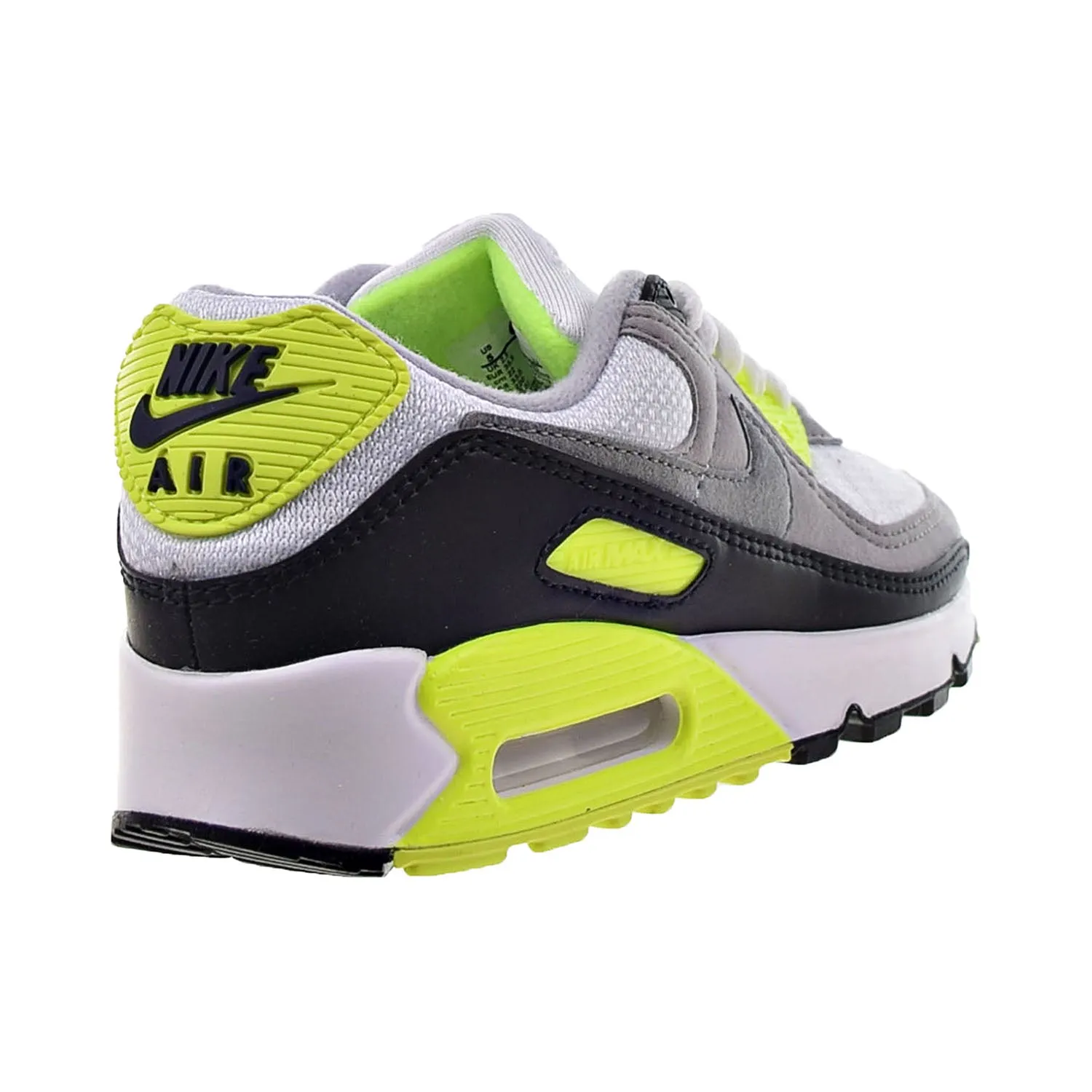 Nike Air Max 90 Women's Shoes White-Grey-Volt