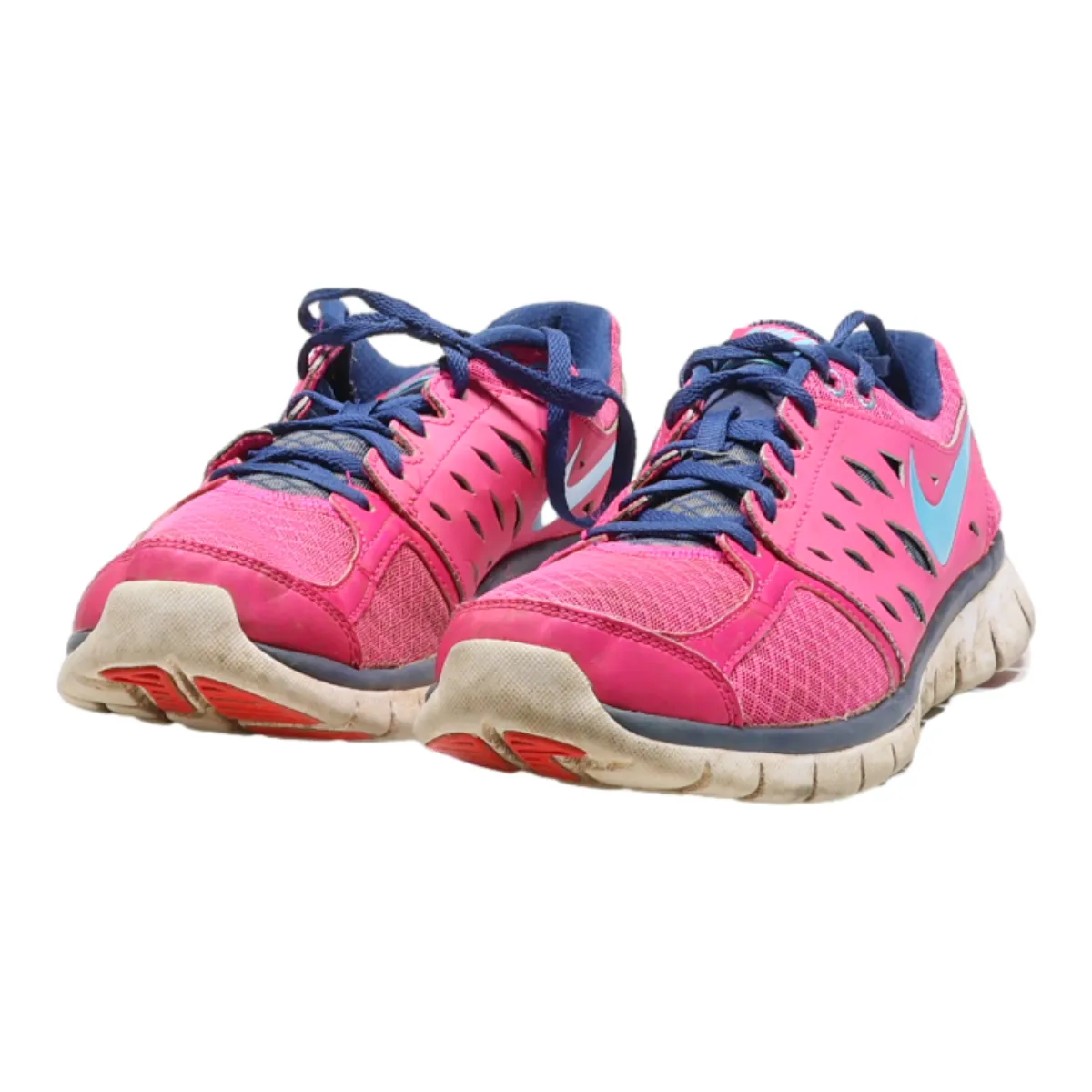 NIKE Flex 2013 Sneaker Trainers Pink Canvas Womens UK 7