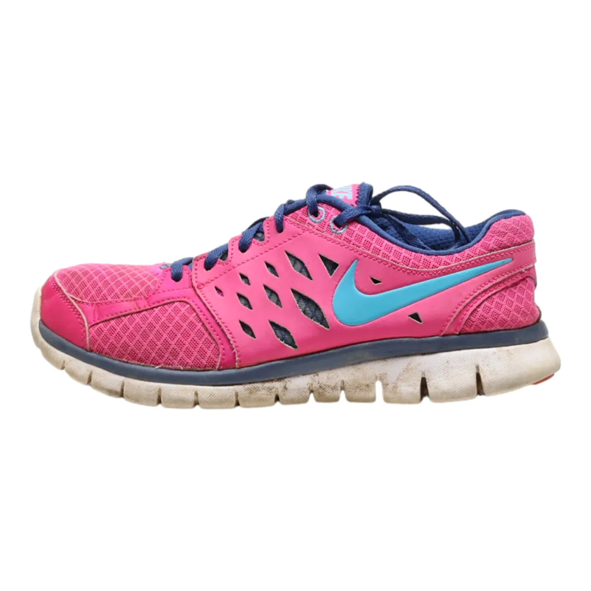 NIKE Flex 2013 Sneaker Trainers Pink Canvas Womens UK 7