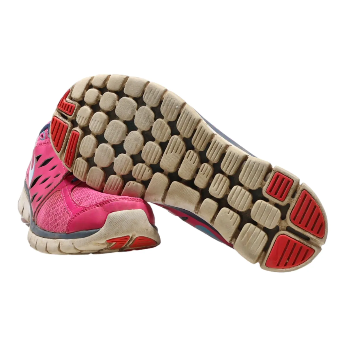 NIKE Flex 2013 Sneaker Trainers Pink Canvas Womens UK 7