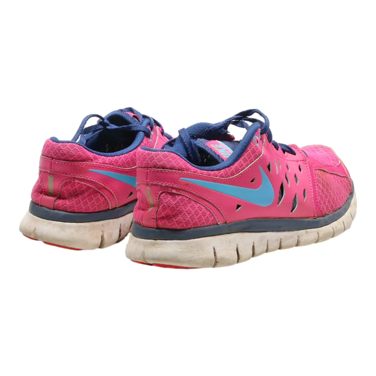 NIKE Flex 2013 Sneaker Trainers Pink Canvas Womens UK 7