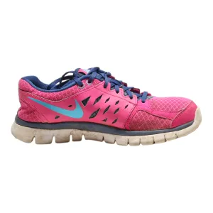 NIKE Flex 2013 Sneaker Trainers Pink Canvas Womens UK 7