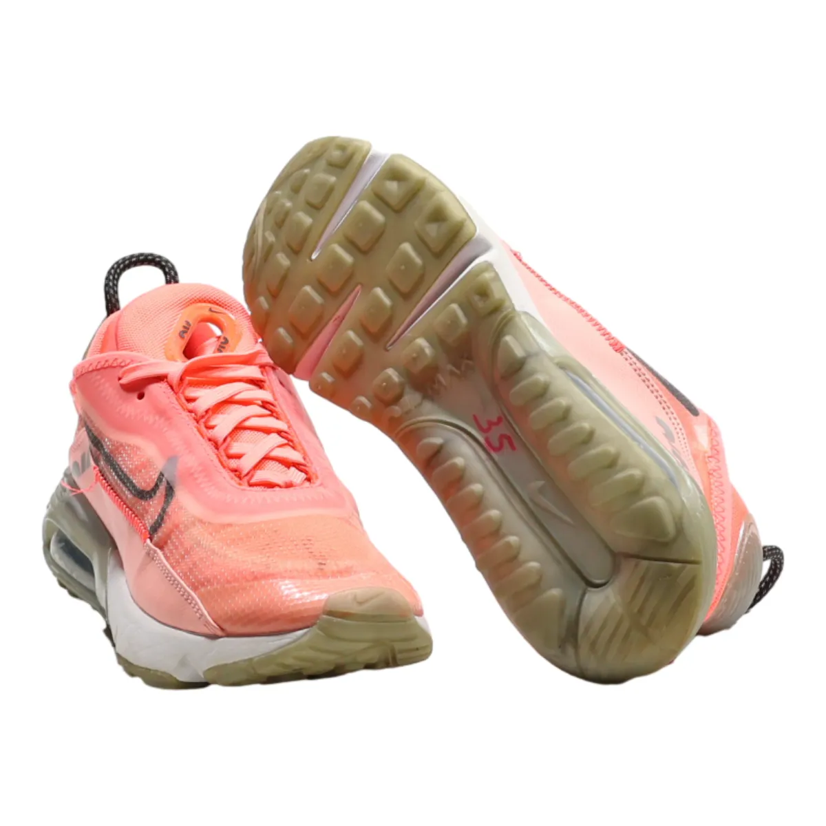 NIKE Sneaker Trainers Pink Canvas Womens UK 4