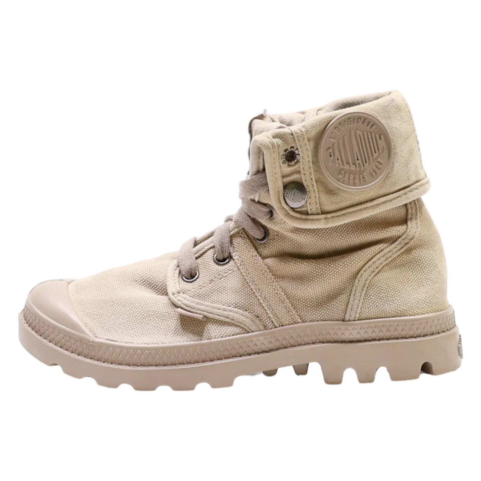 PALLADIUM Ankle Boots Beige Canvas Womens UK 4