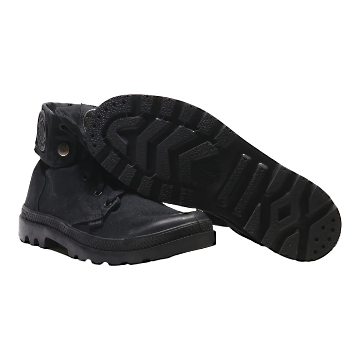 PALLADIUM Ankle Boots Black Canvas Mens UK 6