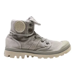PALLADIUM Ankle Boots Grey Canvas Womens UK 3