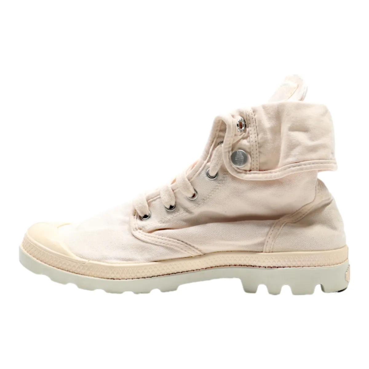 PALLADIUM High Top Trainers Pink Canvas Womens UK 7