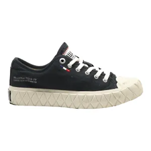 PALLADIUM Low Top Trainers Black Canvas Womens UK 5