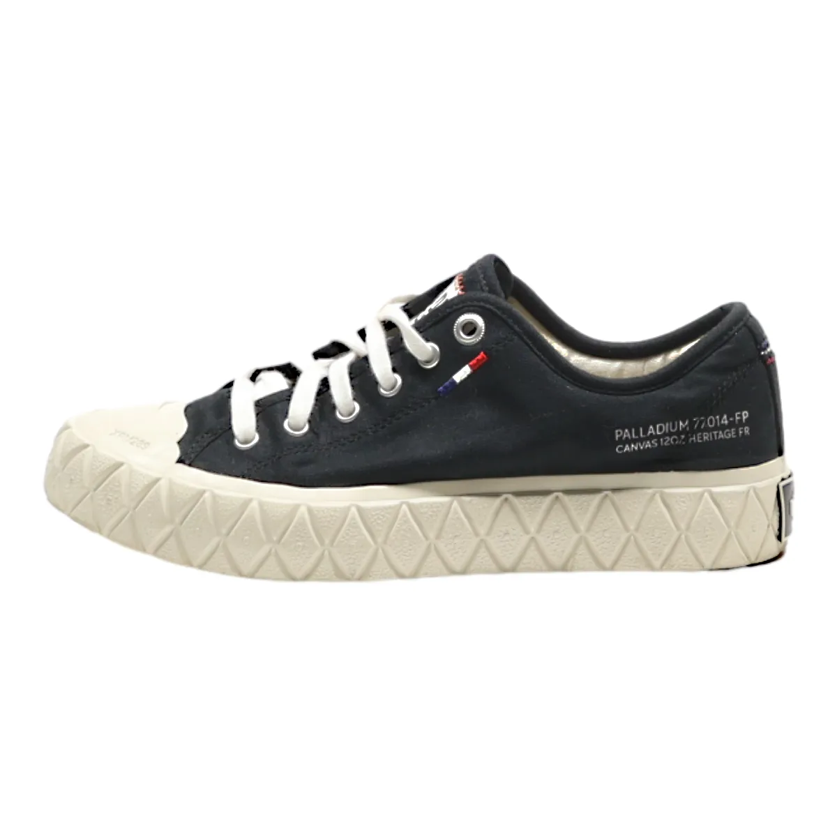 PALLADIUM Low Top Trainers Black Canvas Womens UK 5