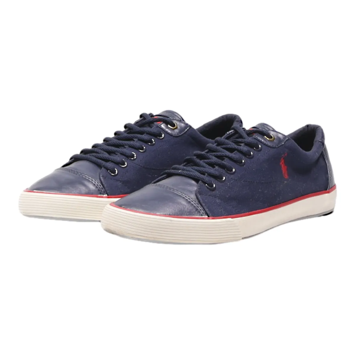 POLO RALPH LAUREN Sneaker Trainers Blue Canvas Mens UK 9