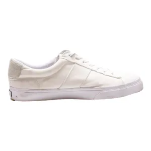 POLO SPORT RALPH LAUREN Low Top Trainers White Canvas Mens UK 10