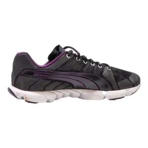PUMA Sneaker Trainers Black Canvas Womens UK 6