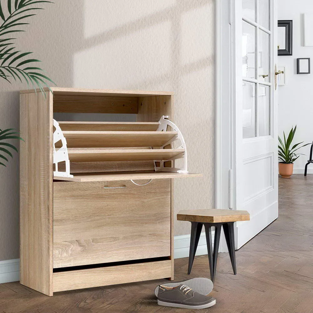 Shoe Cabinet Storage Cupboard 24 Pairs
