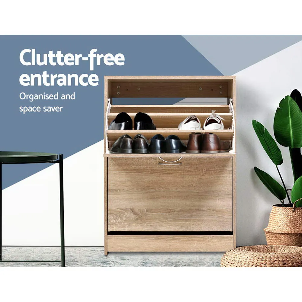 Shoe Cabinet Storage Cupboard 24 Pairs