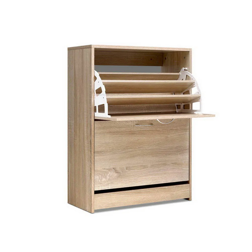 Shoe Cabinet Storage Cupboard 24 Pairs