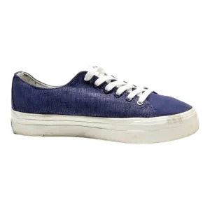 TAMARIS Low Top Trainers Blue Canvas Mens UK 6.5