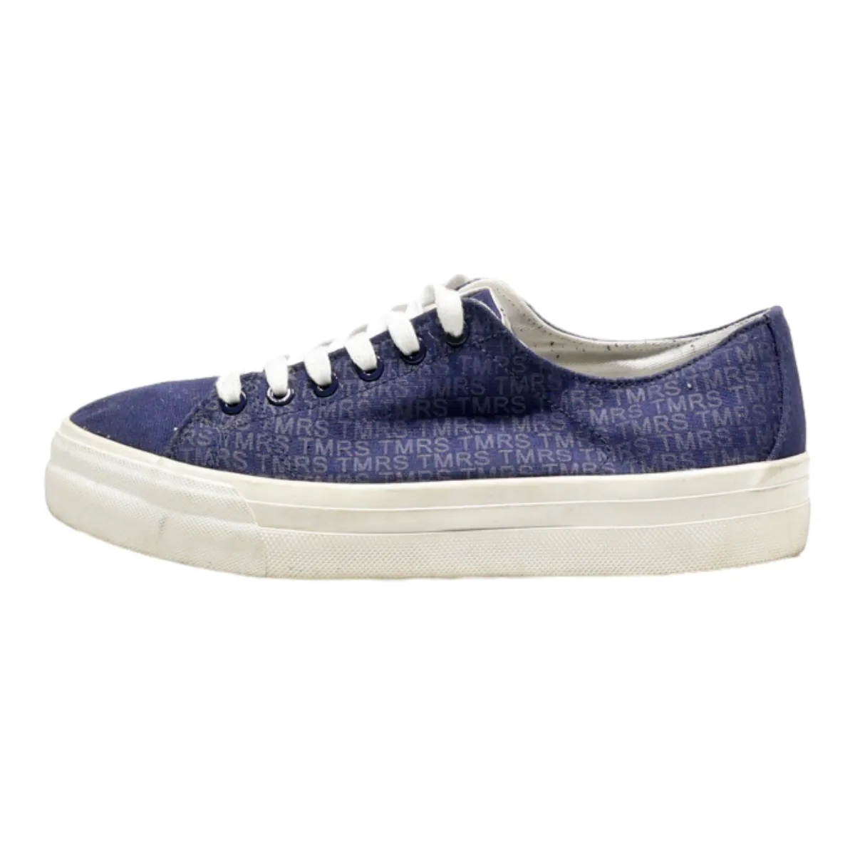 TAMARIS Low Top Trainers Blue Canvas Mens UK 6.5