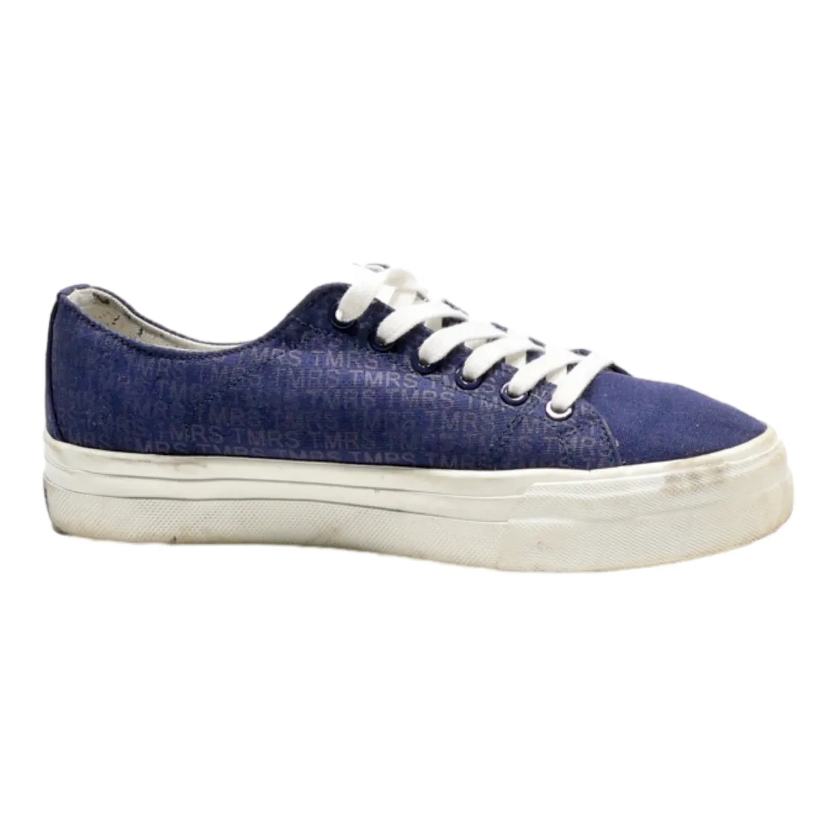 TAMARIS Low Top Trainers Blue Canvas Mens UK 6.5