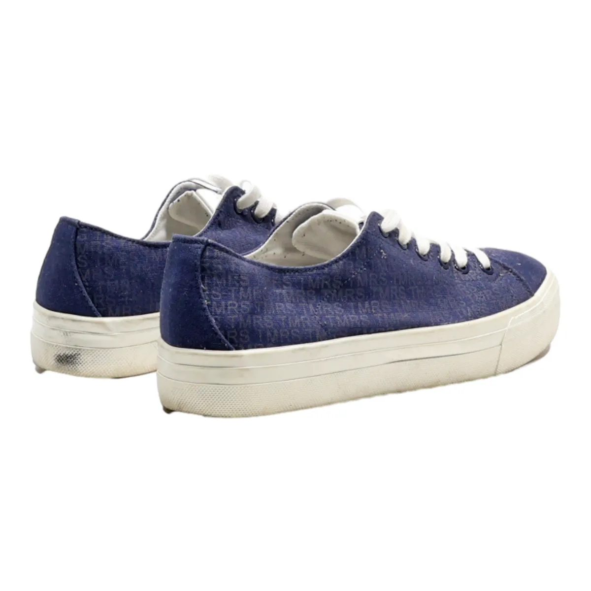TAMARIS Low Top Trainers Blue Canvas Mens UK 6.5