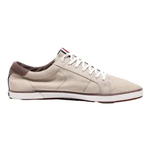 TOMMY HILFIGER Low Top Trainers Beige Canvas Mens UK 10