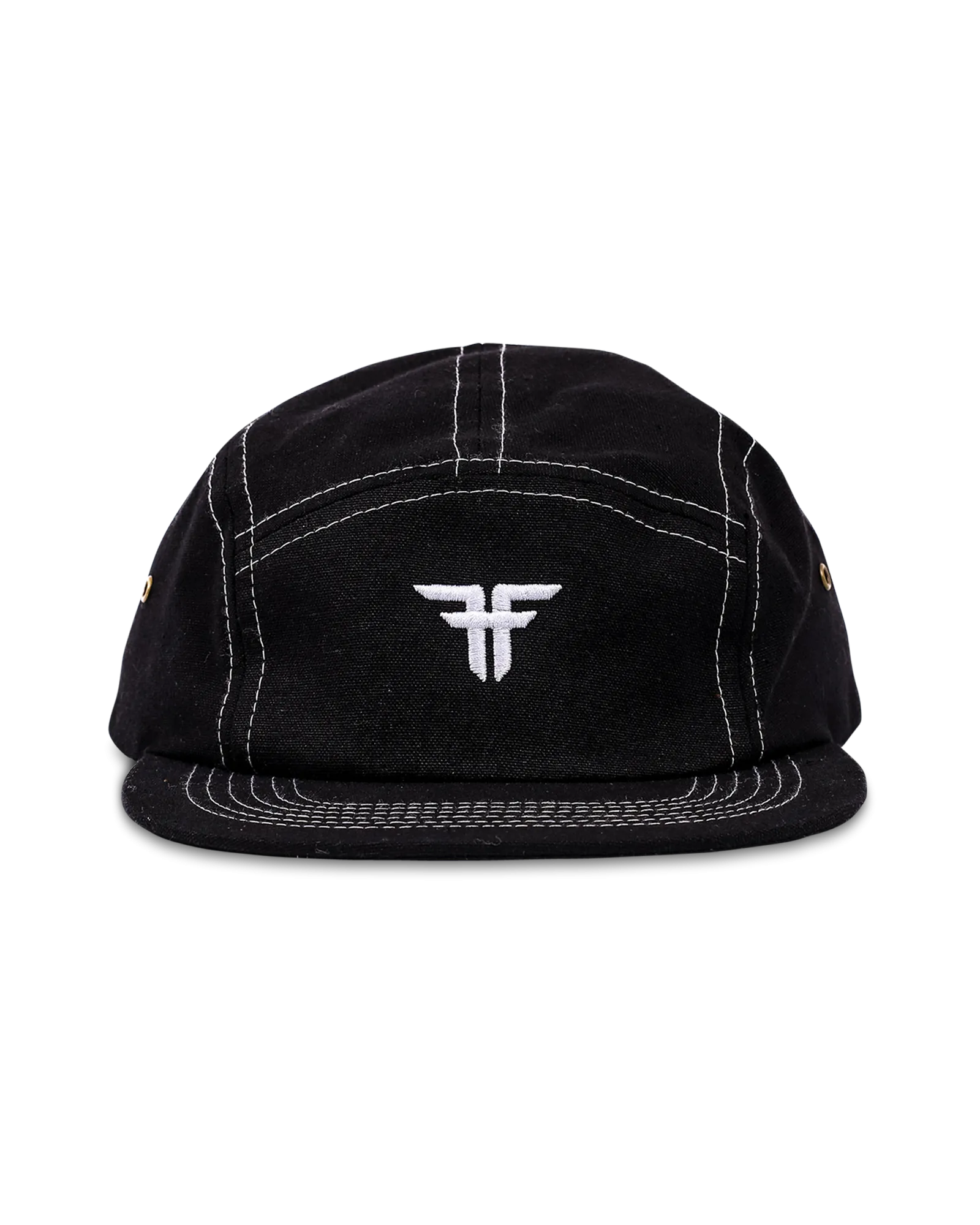 TRADEMARK 5-PANEL HAT - BLACK/WHITE