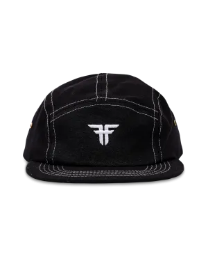 TRADEMARK 5-PANEL HAT - BLACK/WHITE