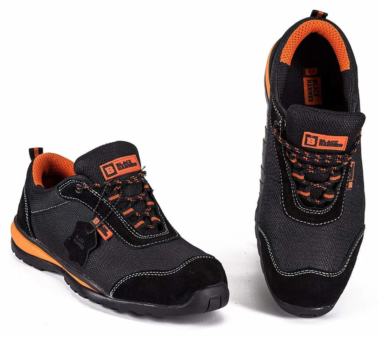 Ultra Lightweight Safety Trainers S1P SRC | Black Hammer Safety Shoes 4444