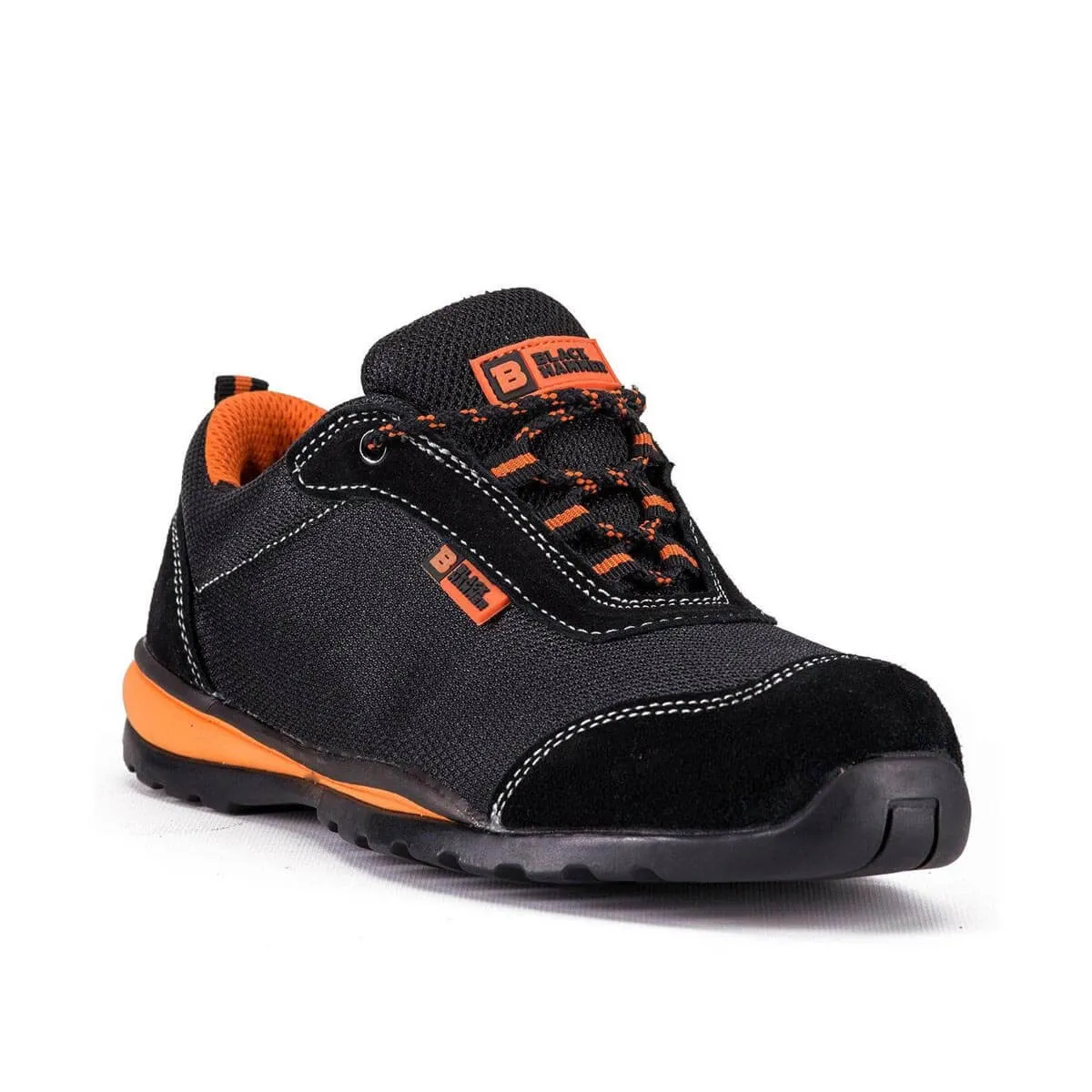 Ultra Lightweight Safety Trainers S1P SRC | Black Hammer Safety Shoes 4444