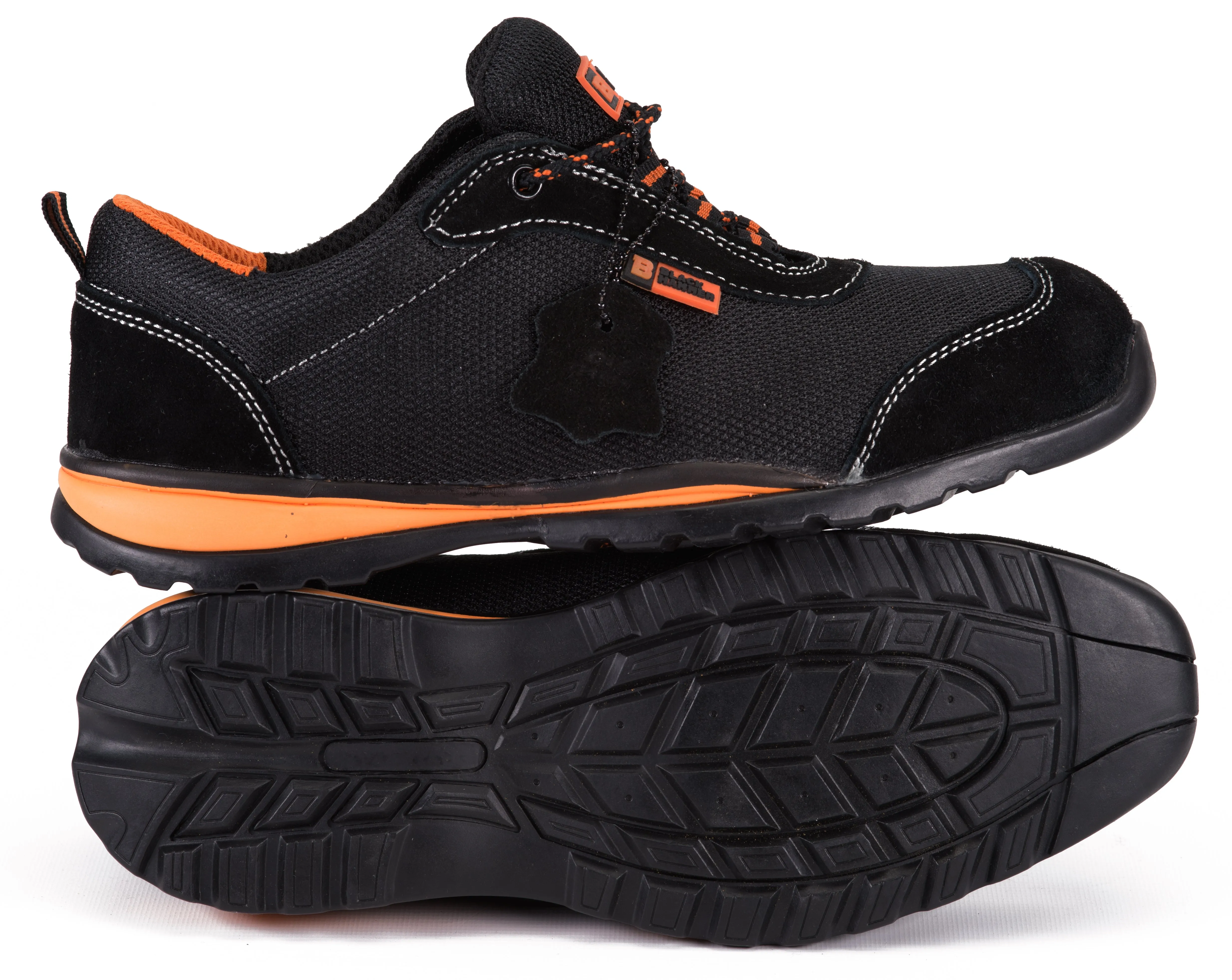 Ultra Lightweight Safety Trainers S1P SRC | Black Hammer Safety Shoes 4444
