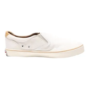 U.S. POLO ASSN Low Top Trainers White Canvas Womens UK 5.5