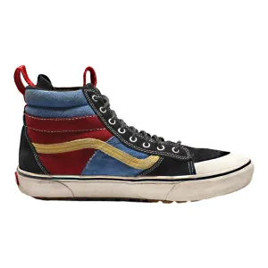 VANS Authentic High Top Trainers Red Canvas Mens UK 12