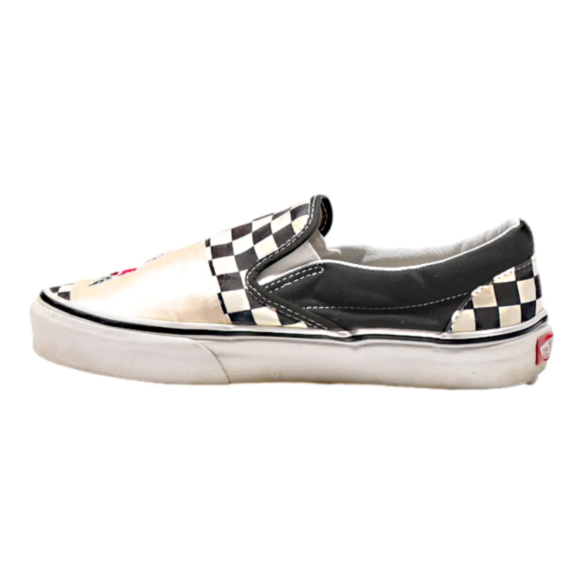 VANS Authentic Low Top Trainers Black Canvas Mens UK 6