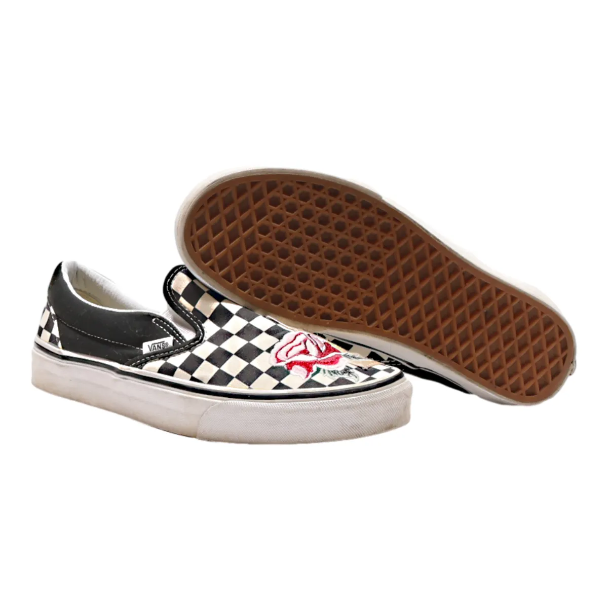 VANS Authentic Low Top Trainers Black Canvas Mens UK 6