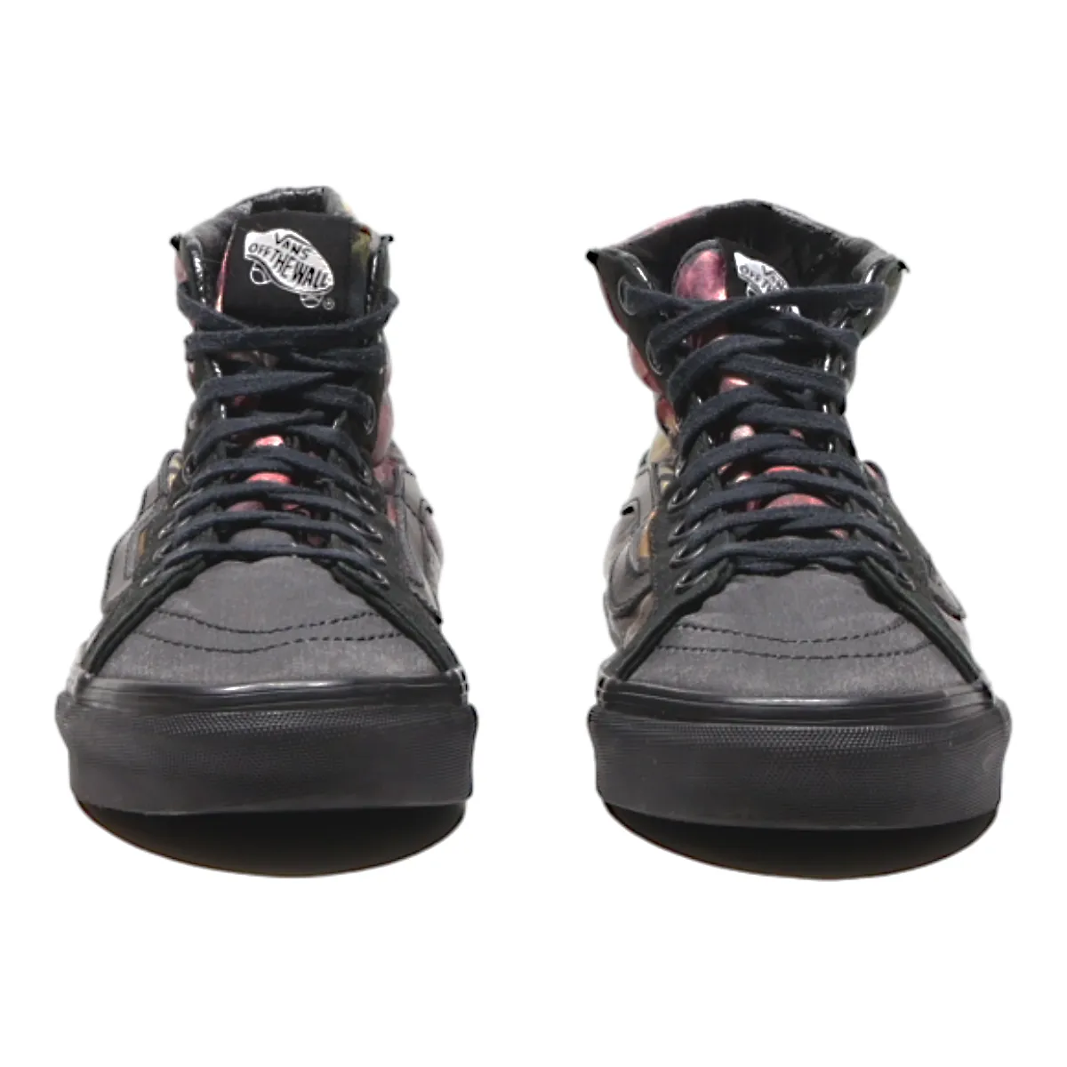 VANS High Top Trainers Grey Canvas Womens UK 6.5