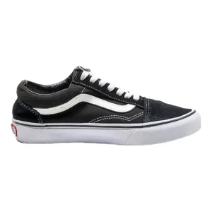 VANS Low Top Trainers Black Canvas Womens UK 4.5