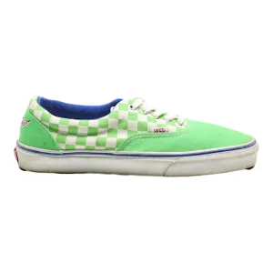 VANS Low Top Trainers Green Canvas Mens UK 9