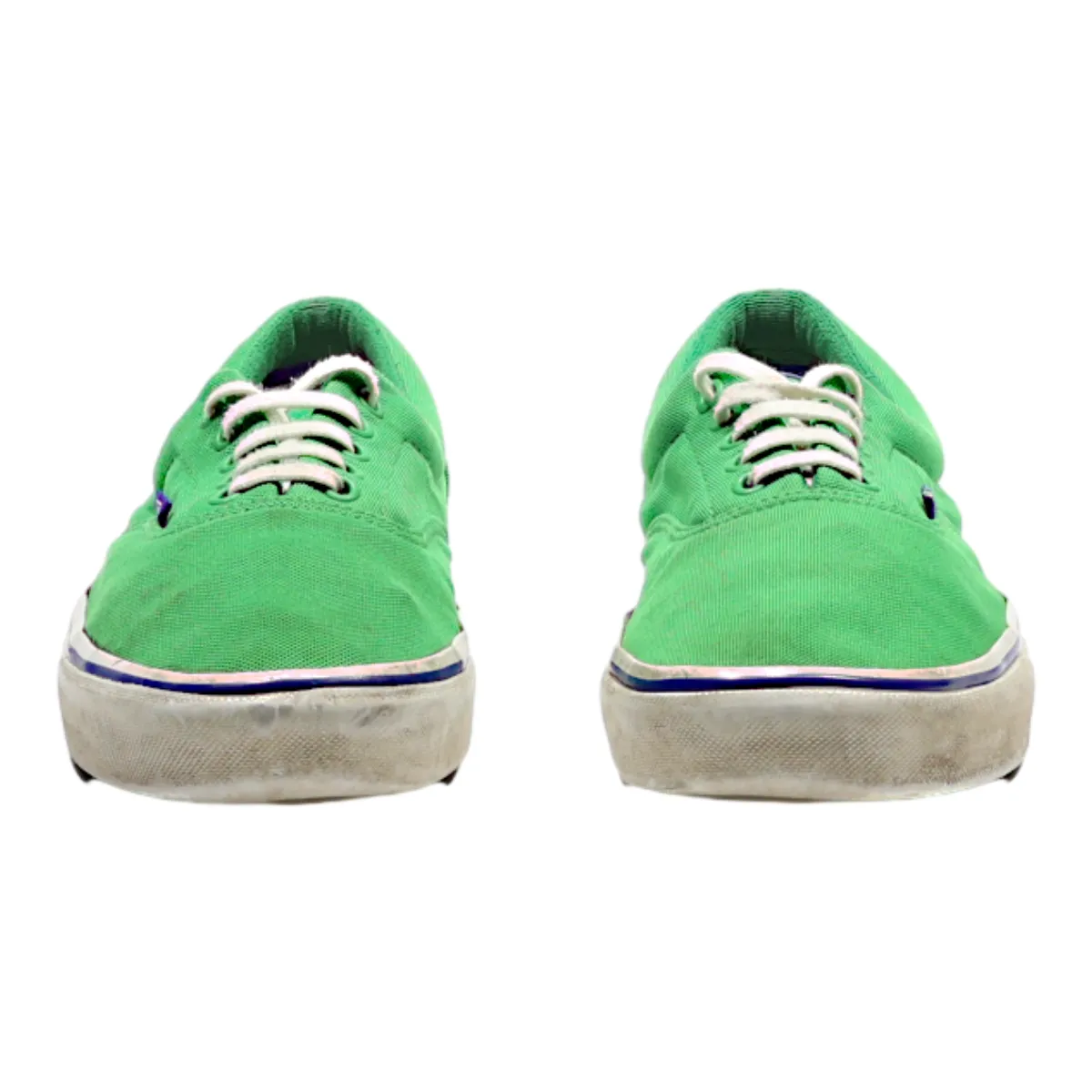 VANS Low Top Trainers Green Canvas Womens UK 9