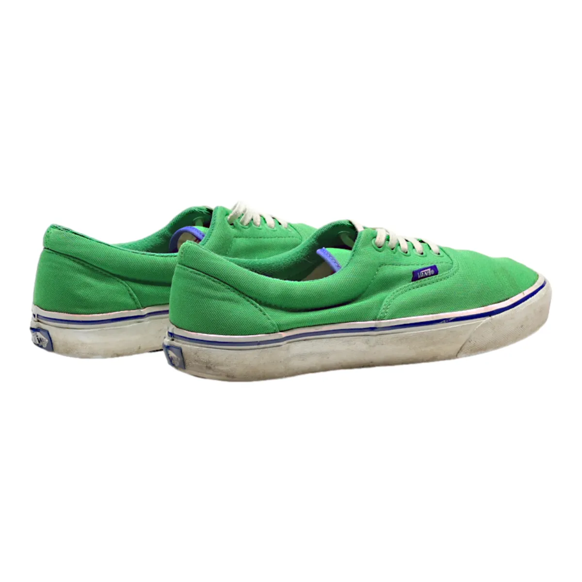 VANS Low Top Trainers Green Canvas Womens UK 9