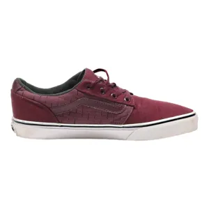 VANS Old Skool Low Top Trainers Black Canvas Mens UK 8