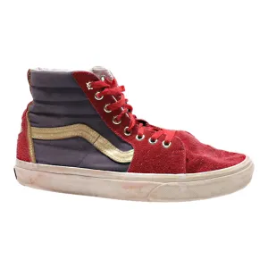 VANS Old Skool Marvel High Top Trainers Black Canvas Mens UK 6