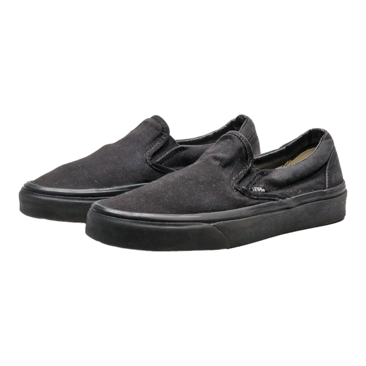 VANS Pump Shoes Black Canvas Mens UK 6
